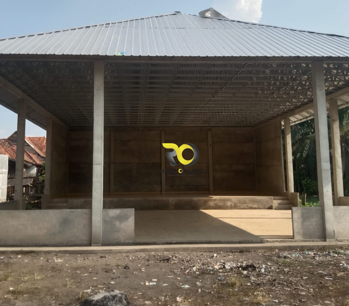 SUDAH SATU TAHUN BERJALAN BANGUNAN BALAI SERBA GUNA DESA BETUNG BARAT KECAMATAN ABAB KABUPATEN PALI